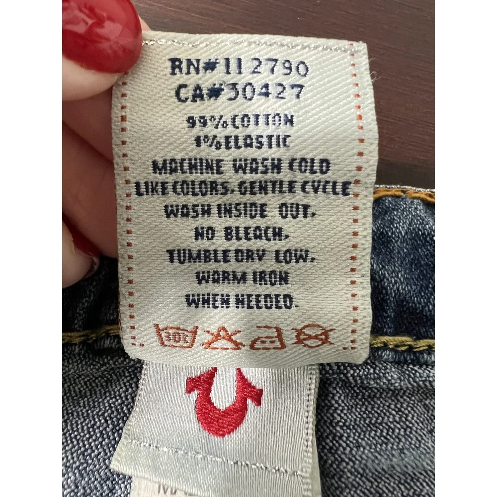 TRUE RELIGION Billy Big T Jeans Sz 31 x 28‎ Vintage Made in the USA
